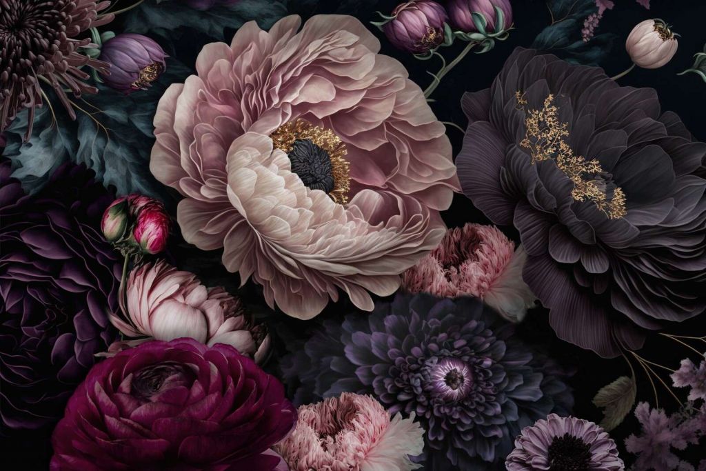Moody flower fantasy