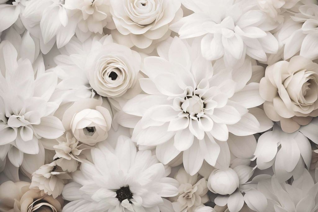 Blossom cascade floral beauty off white