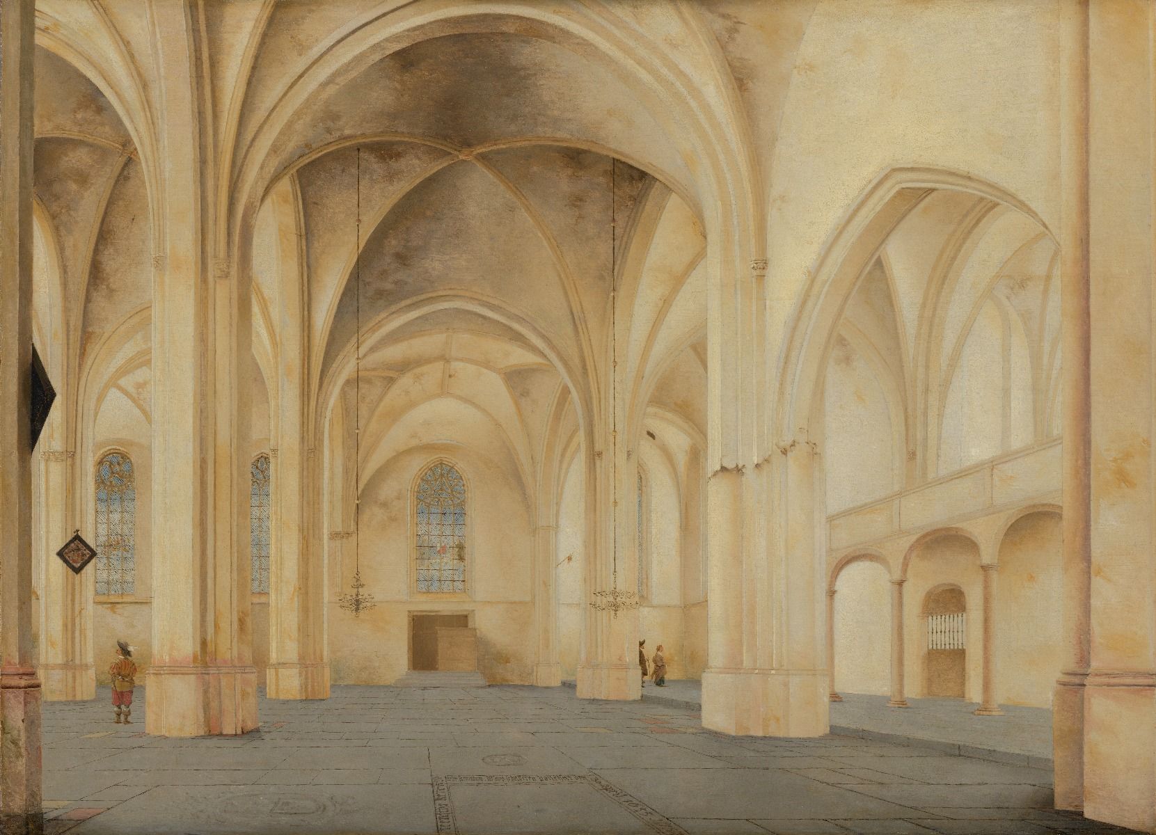 Rijksmuseum - Het interieur van de Cunerakerk in Rhenen - Slaapkamer