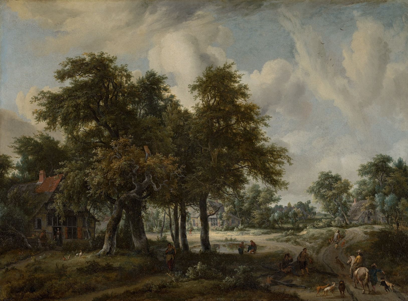 Rijksmuseum - Boslandschap met boerenhoeven - Slaapkamer