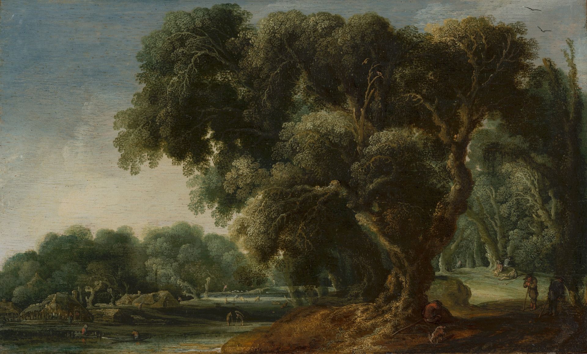 Rijksmuseum - Gefantaseerd boslandschap - Slaapkamer