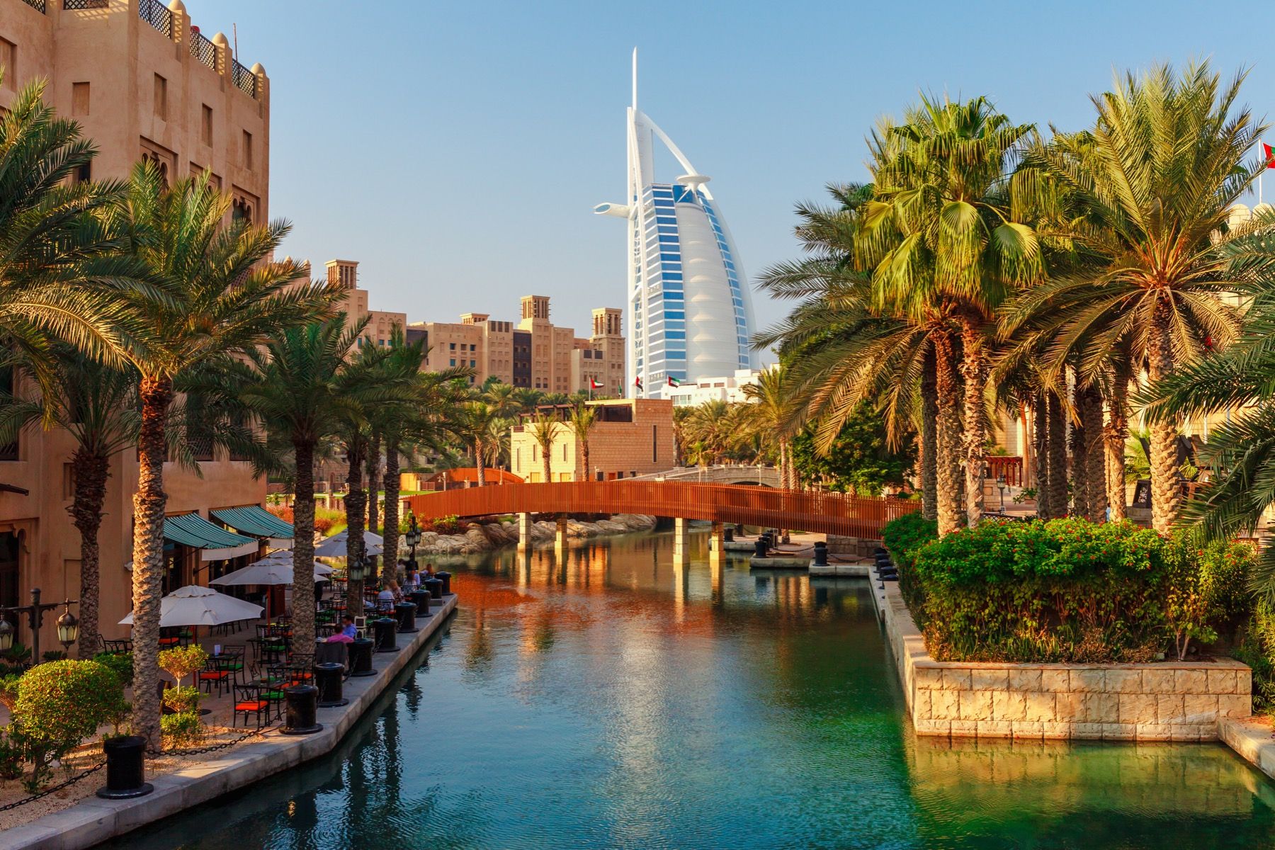 Steden behang - Dubai, Jumeirah beach hotel - Slaapkamer