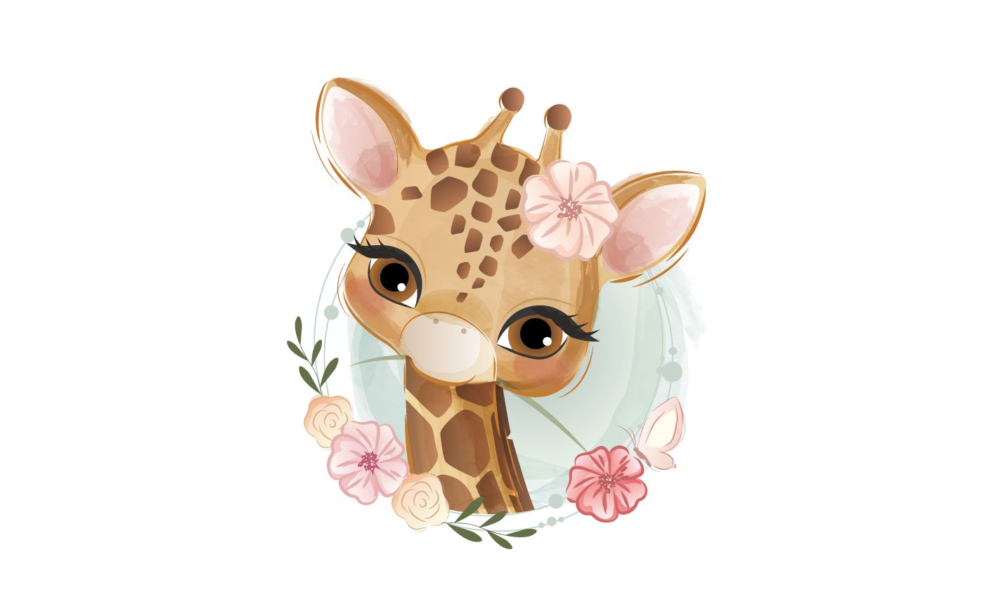 Overige - Baby giraffe - Kinderkamer