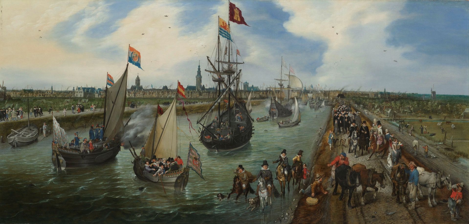 Rijksmuseum - Het vertrek van een hoogwaardigheidsbekleder uit Middelburg - Woonkamer
