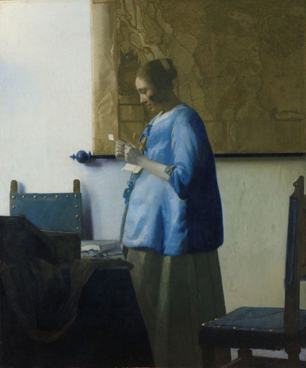 Rijksmuseum - Brieflezende vrouw - Woonkamer Rijksmuseum - Brieflezende vrouw - Woonkamer