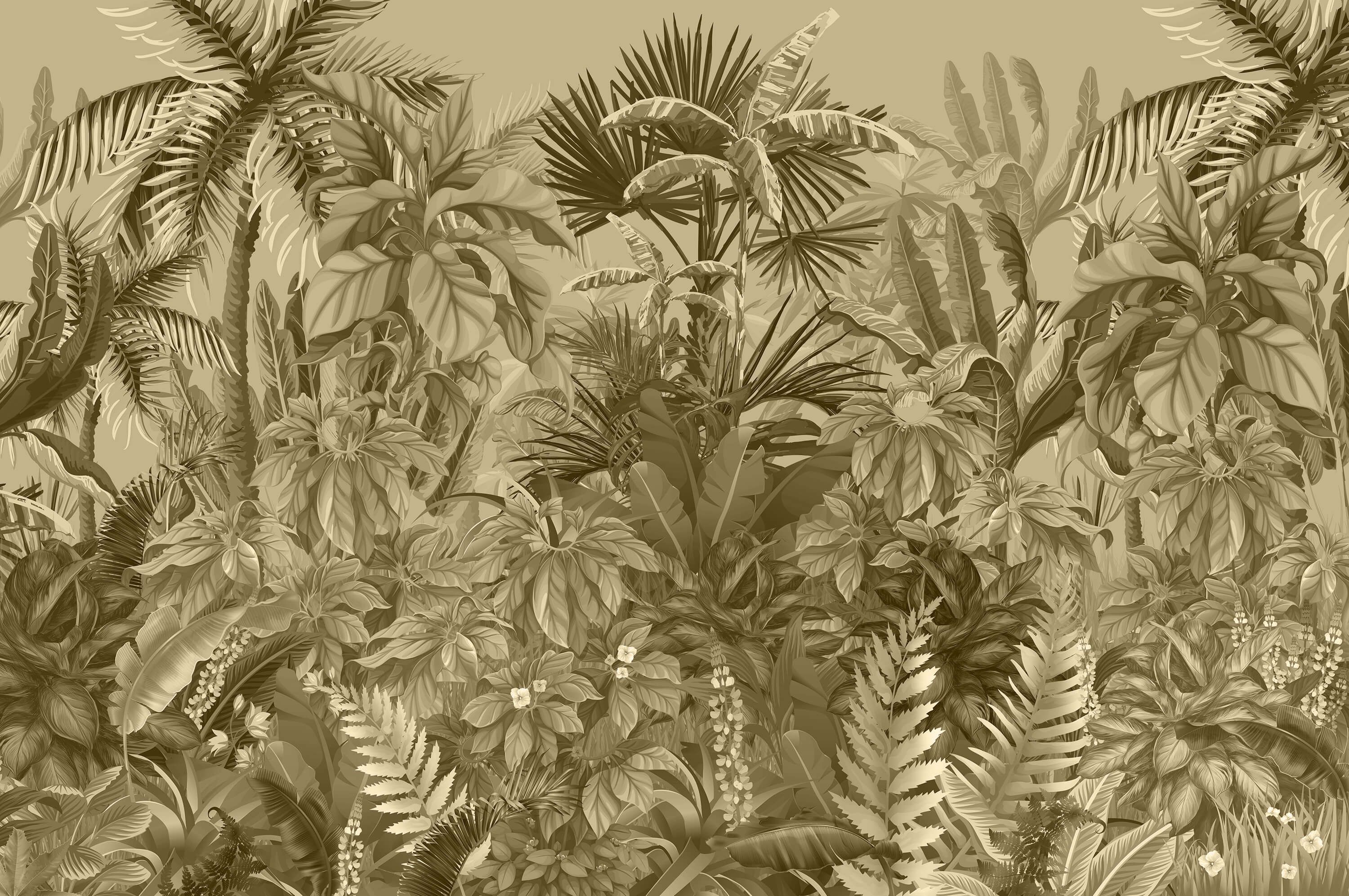 wallpaper Sepia tropische jungle wallpaper Sepia tropische jungle