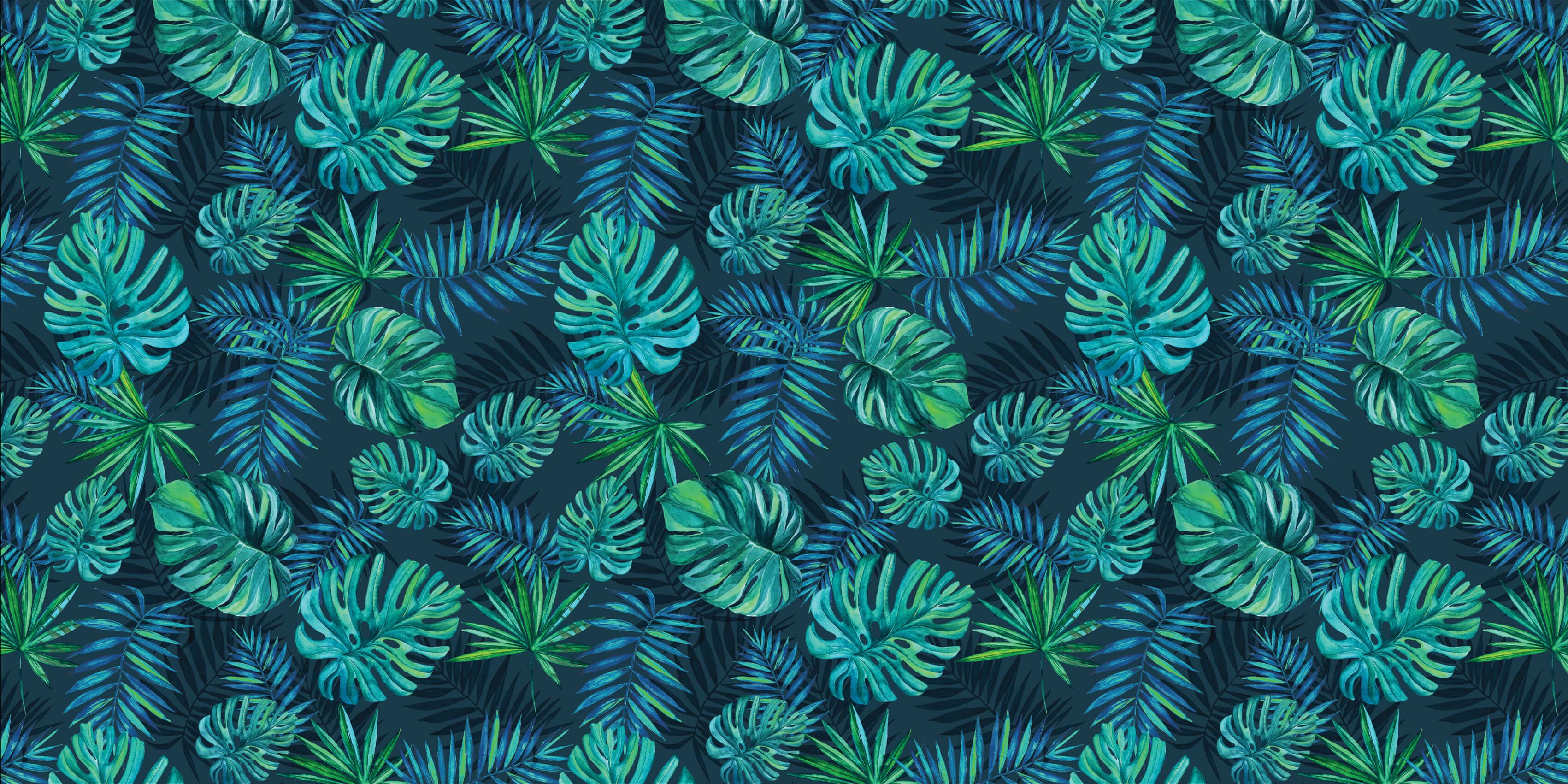 wallpaper Tropische aquarel plantjes