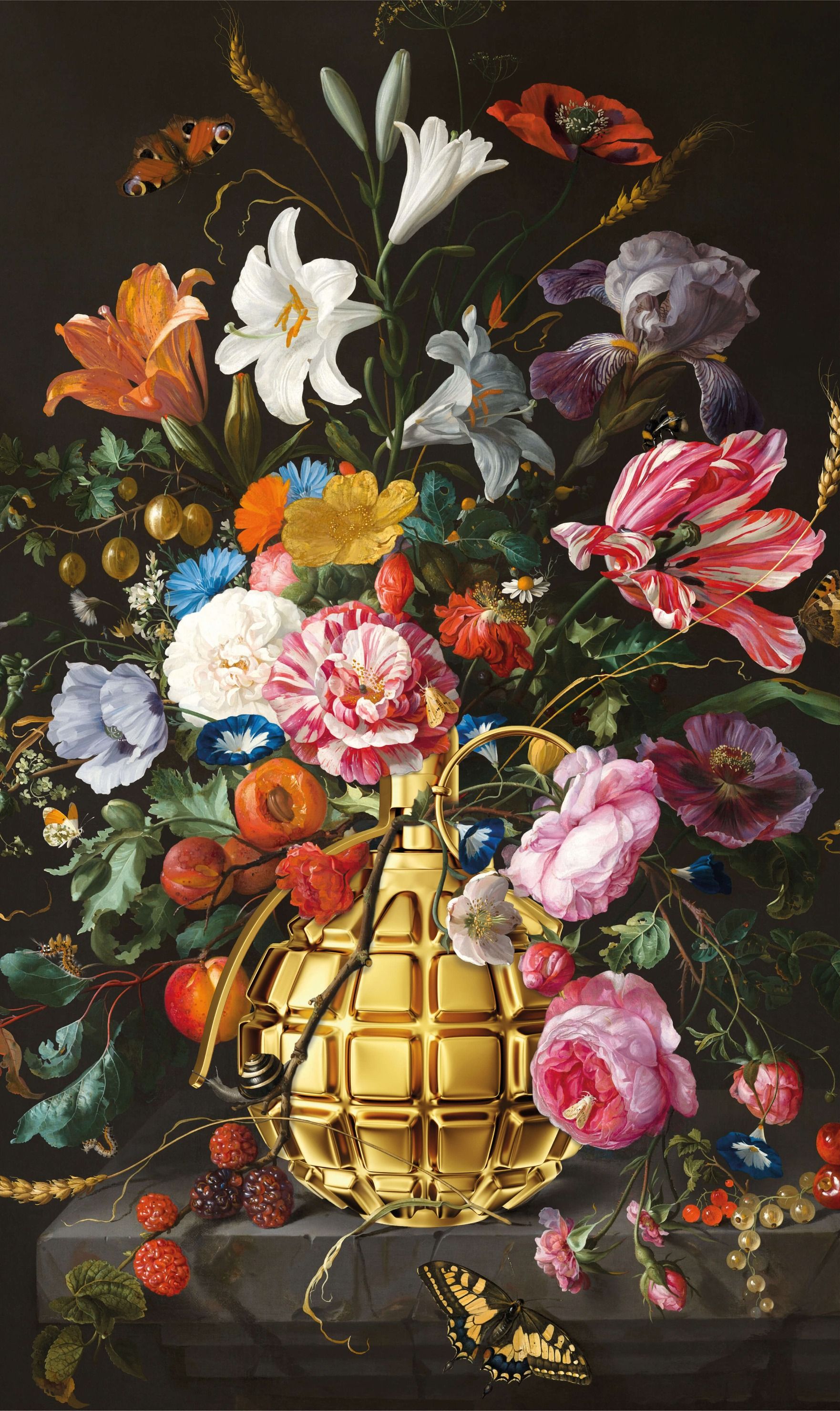 wallpaper Flower Grenade