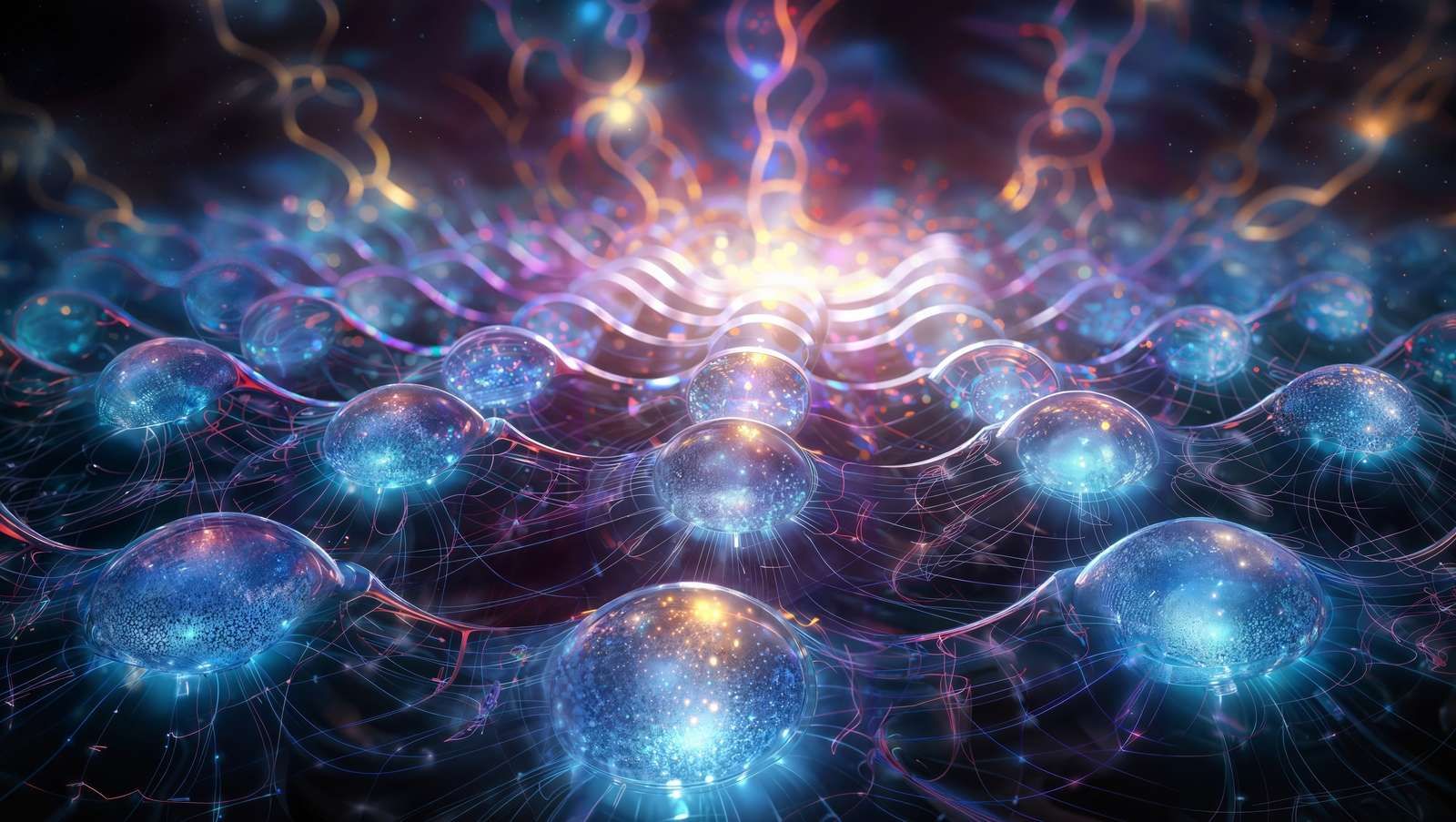 Kosmische Synapsen - Fotobehang, image size:1600x903