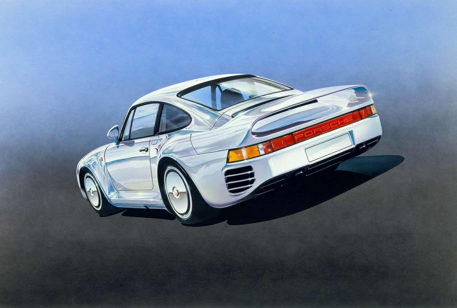 Fotobehang - Porsche - Fotobehang, image size:1600x1081