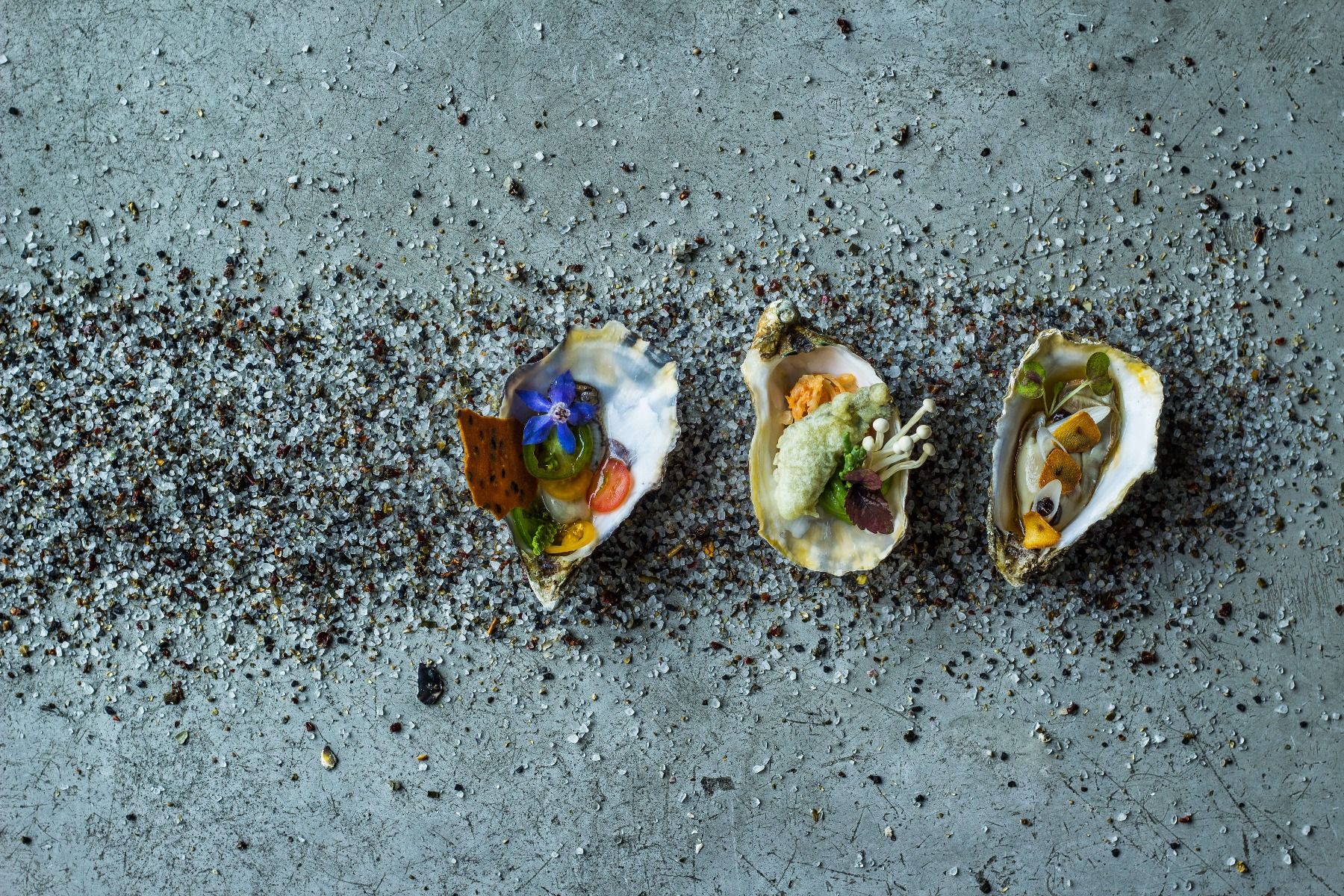 Overige - Amuse met oesters - Keuken