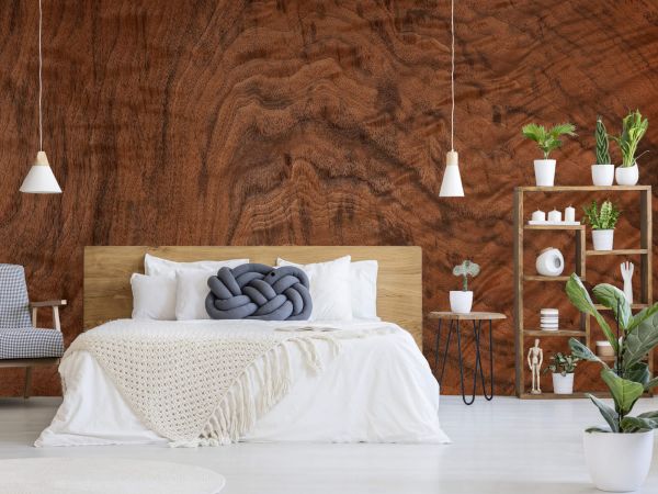 kiespijn ongeduldig Doe voorzichtig Bijzondere houtstructuur - Fotobehang