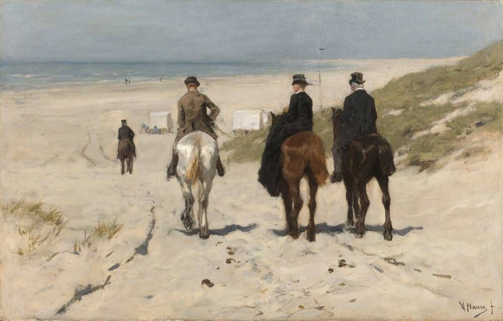 Morgenrit langs het strand main product photo