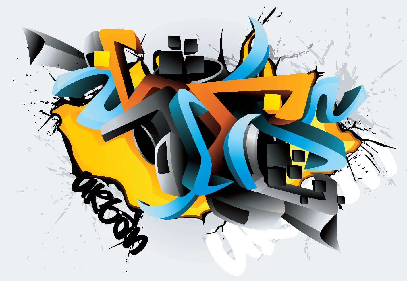3D graffiti 3D graffiti