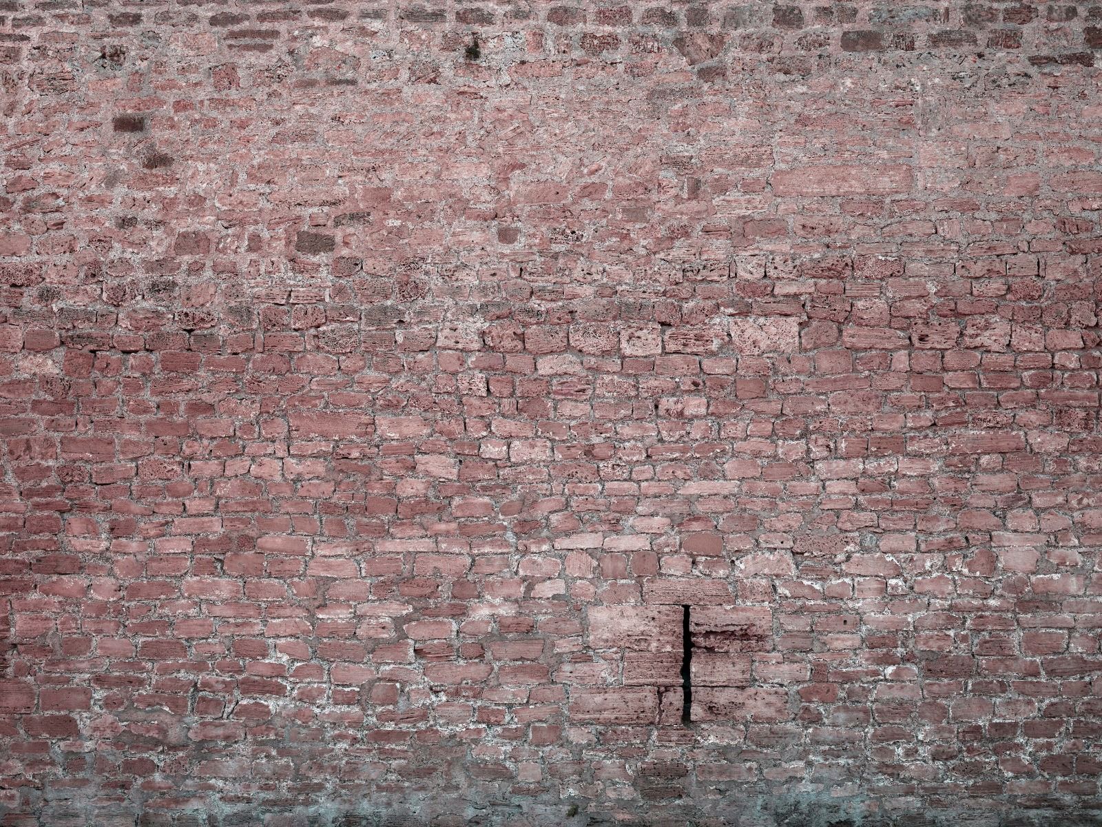 Optimistisch spellen Bandiet Muur van oude stenen - Fotobehang