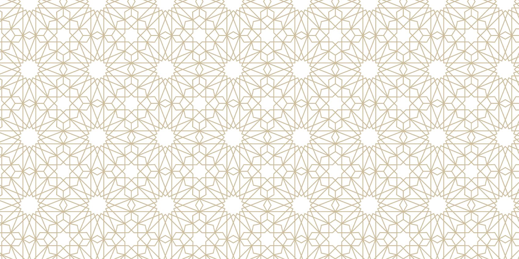 Geometrische bloemen, wit Geometrische bloemen, wit