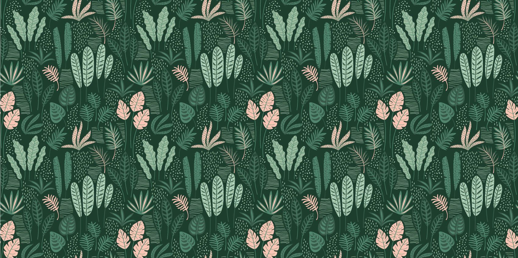 Vrolijke bladeren patroon