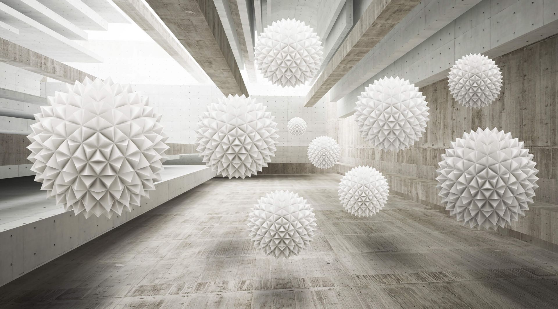 Witte 3D ballen Witte 3D ballen