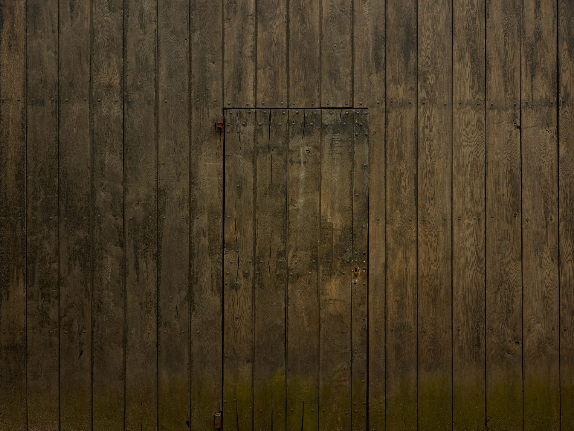 Houten muur met deur main product photo