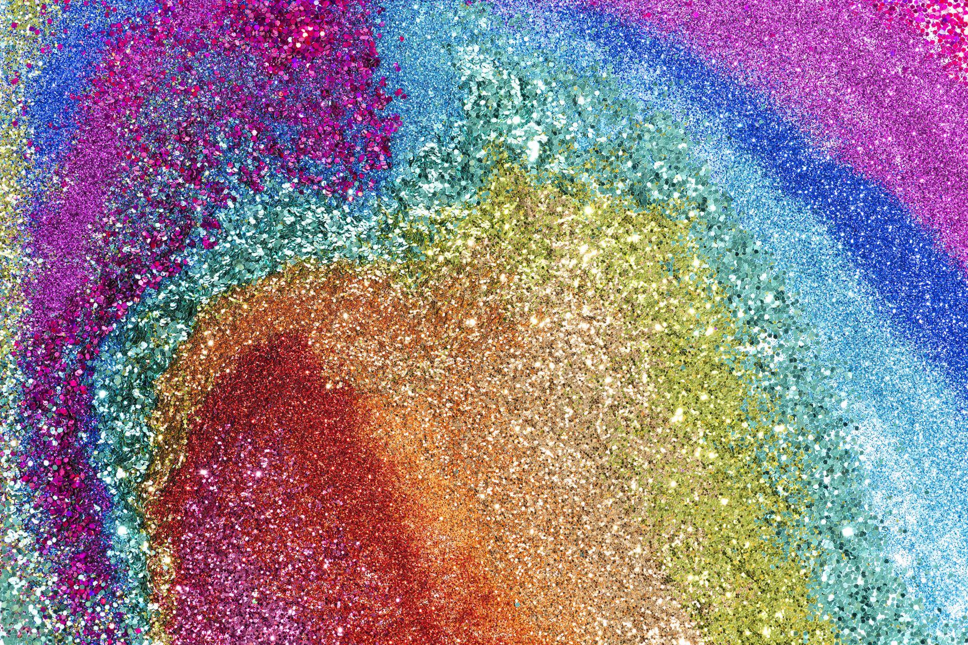 Regenboog glitters Regenboog glitters