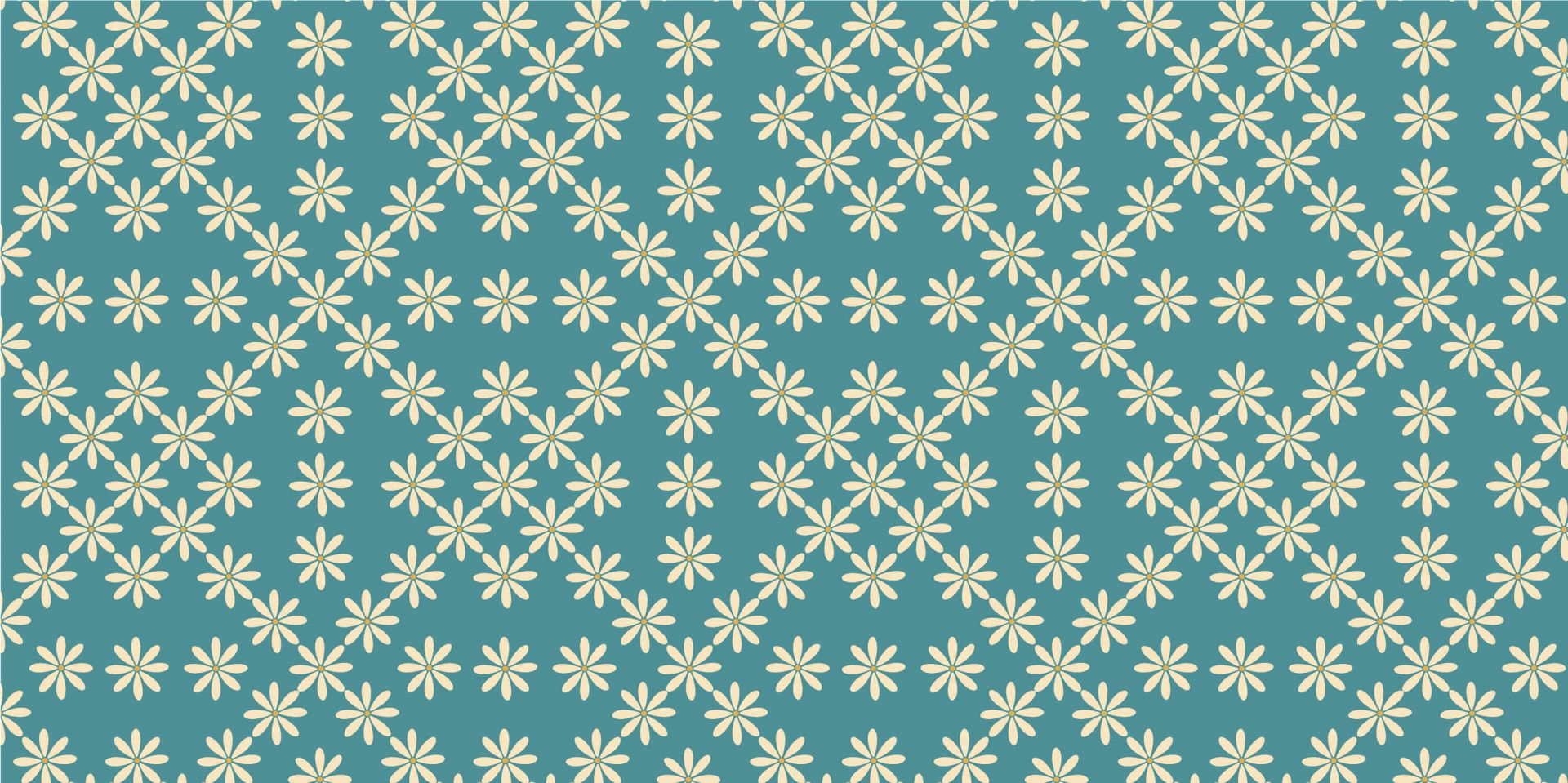 Retro bloemen Retro bloemen