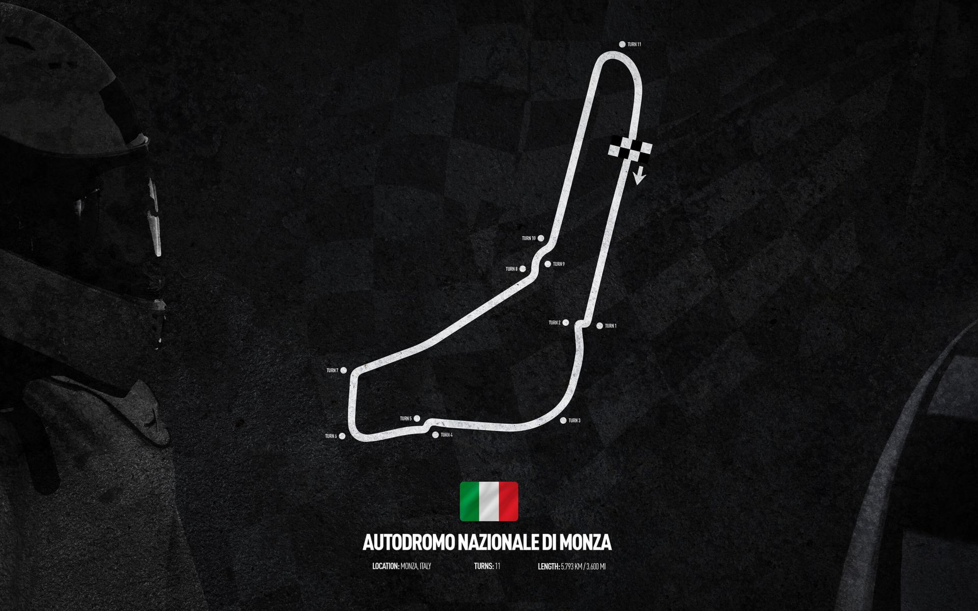 Formule 1 circuit - Monza Circuit - Italië main product photo