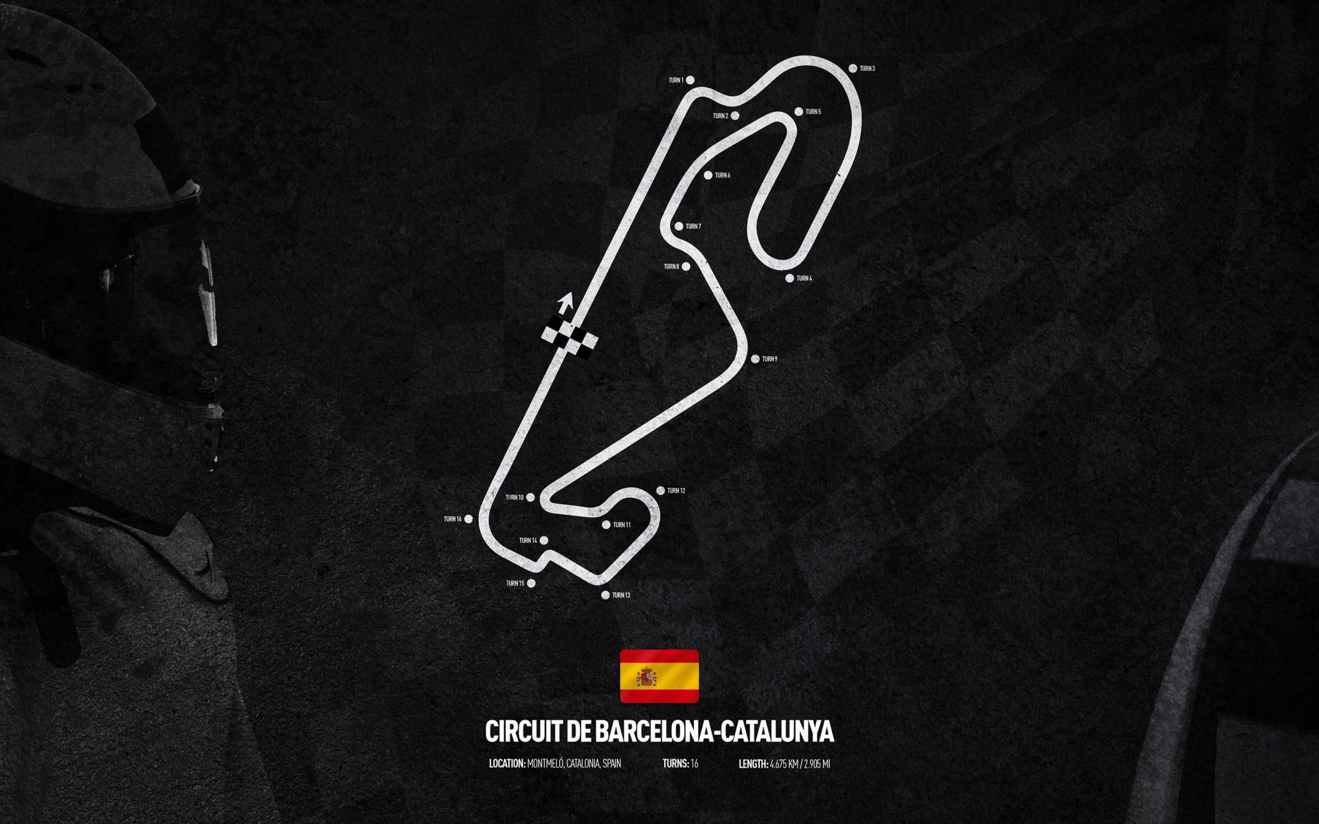 Formule 1 circuit - Circuit de Barcelona - Spanje main product photo