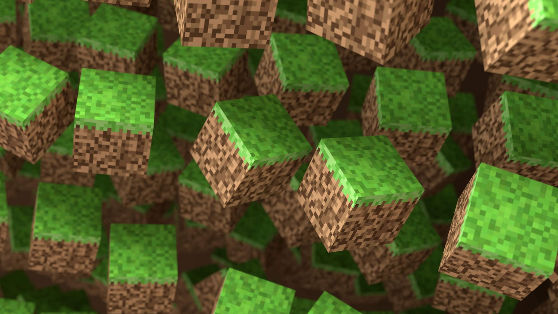 3D Minecraft gras blokken 3D Minecraft gras blokken