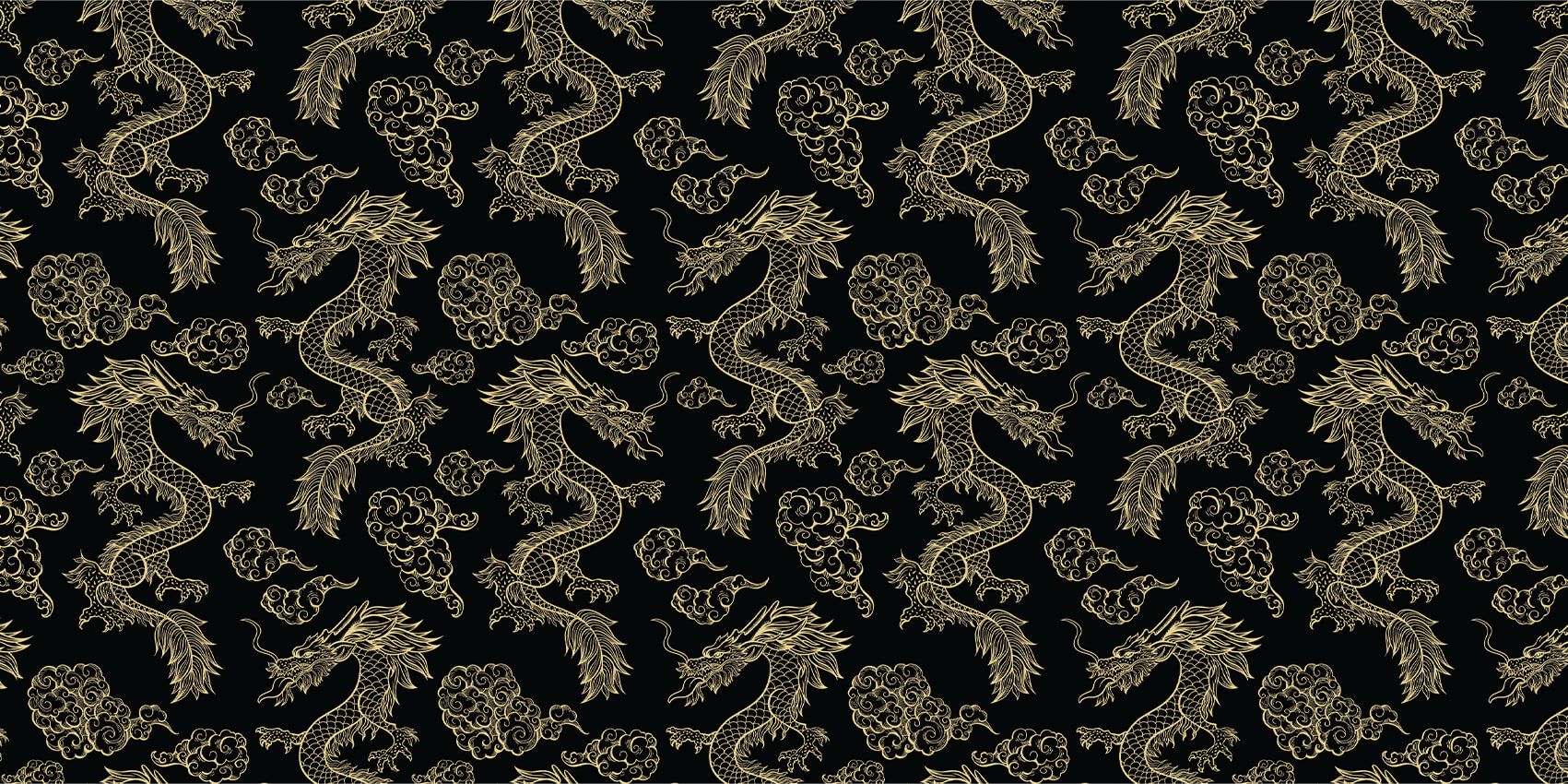 Donkere draken patroon