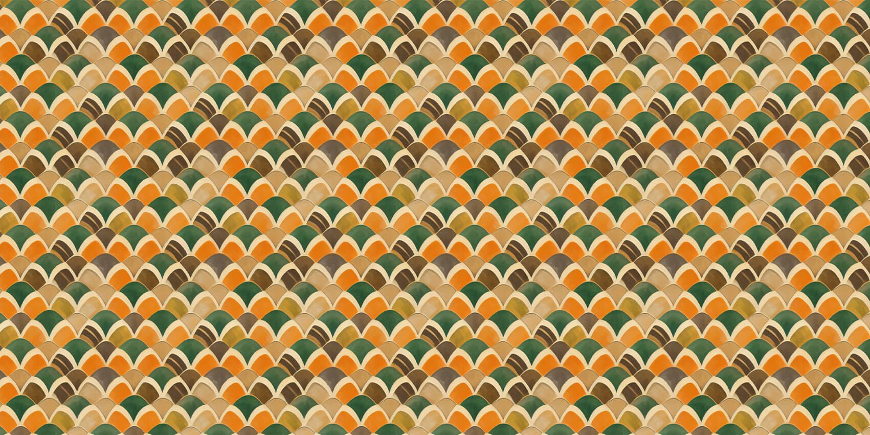 Gekleurde schubben patroon