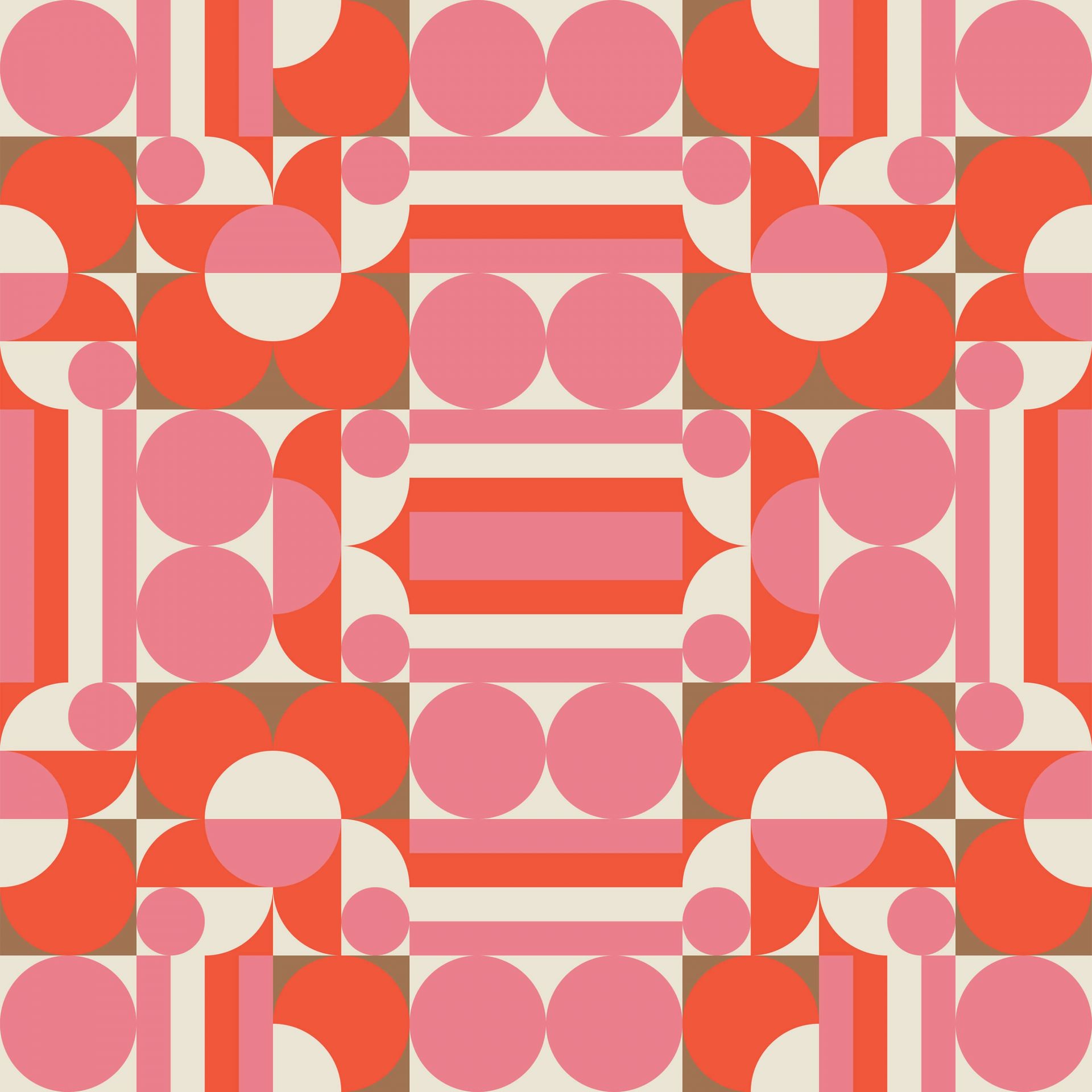 Pastelkleurige vormen