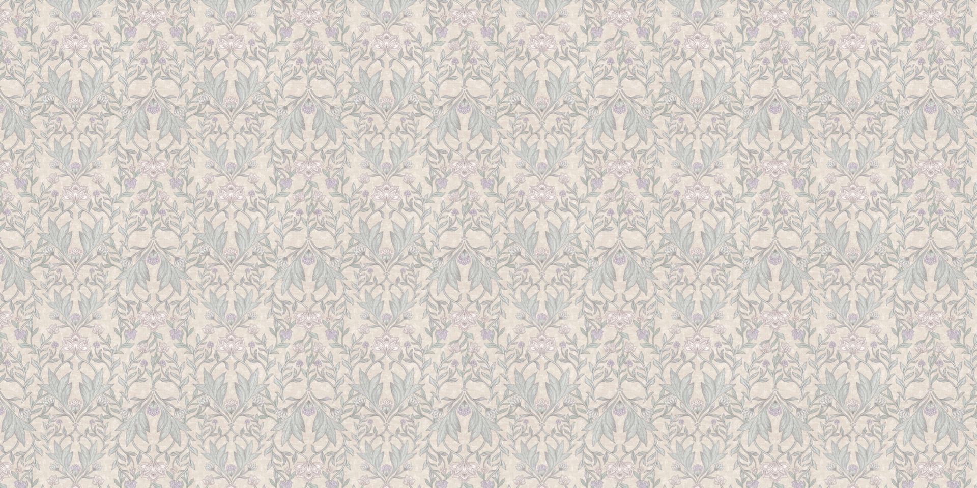 Morris bloemen damask - neutral beige