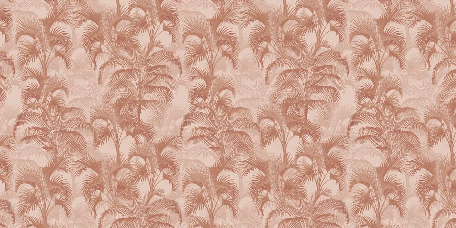 Tropische Vintage Palmen - terracotta