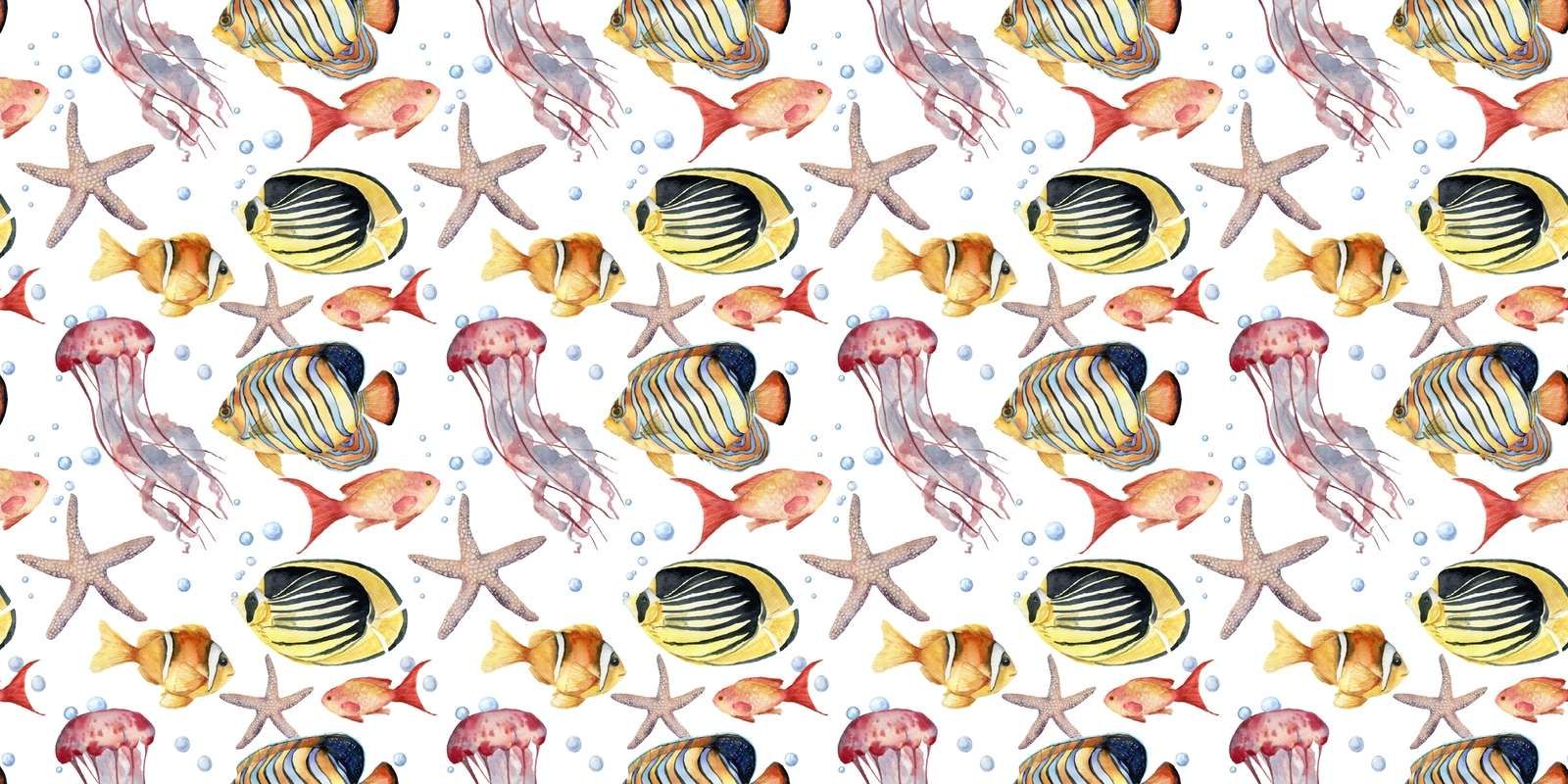 Onderwater Parade Aquarel