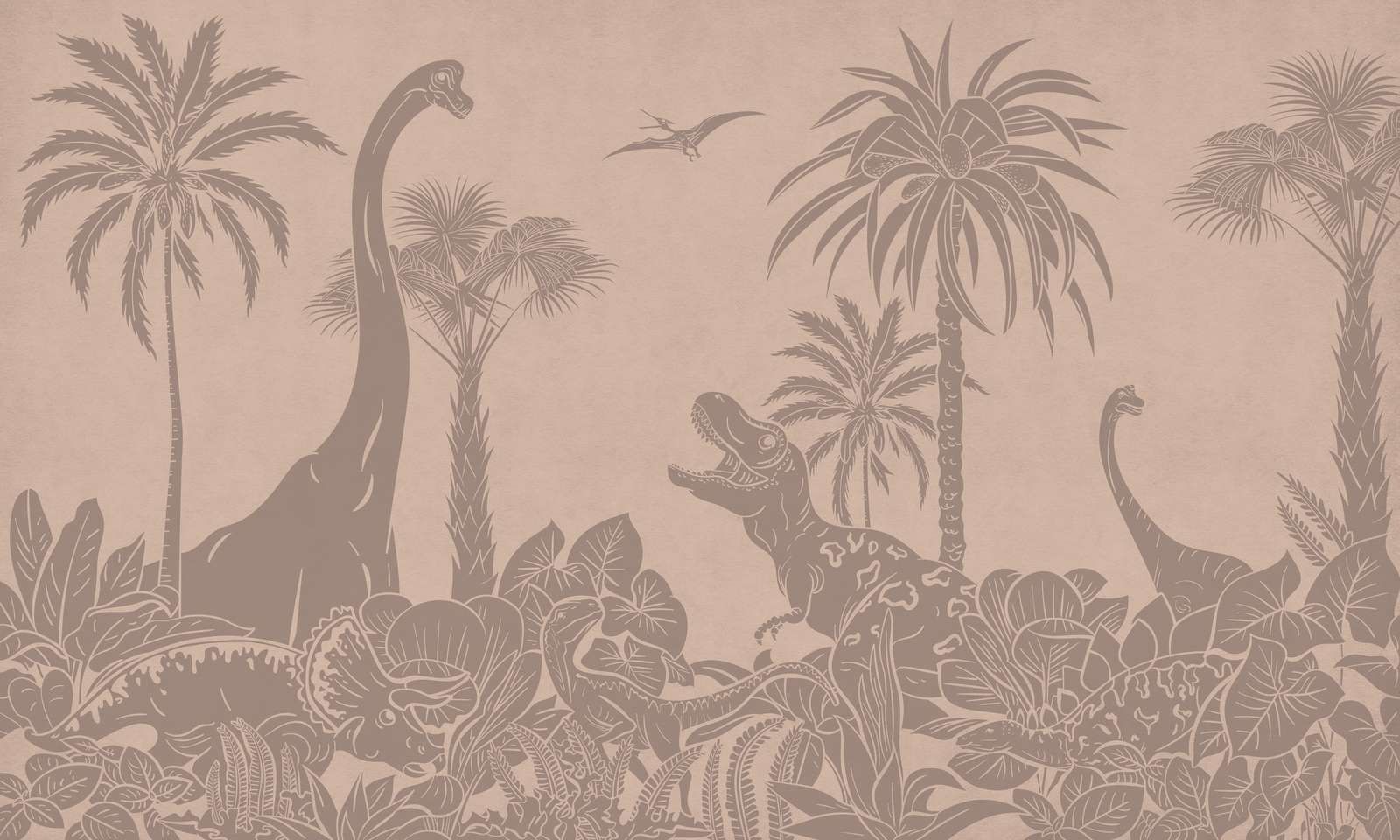 Kikki Belle - Monochrome Dino - Pink Vintage
