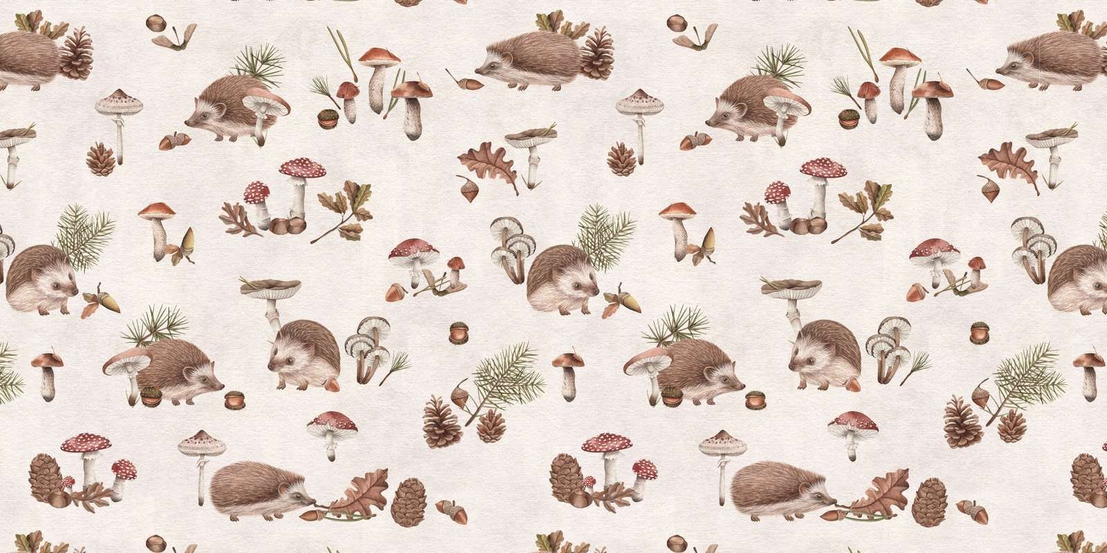 Happy Hedgehog - White