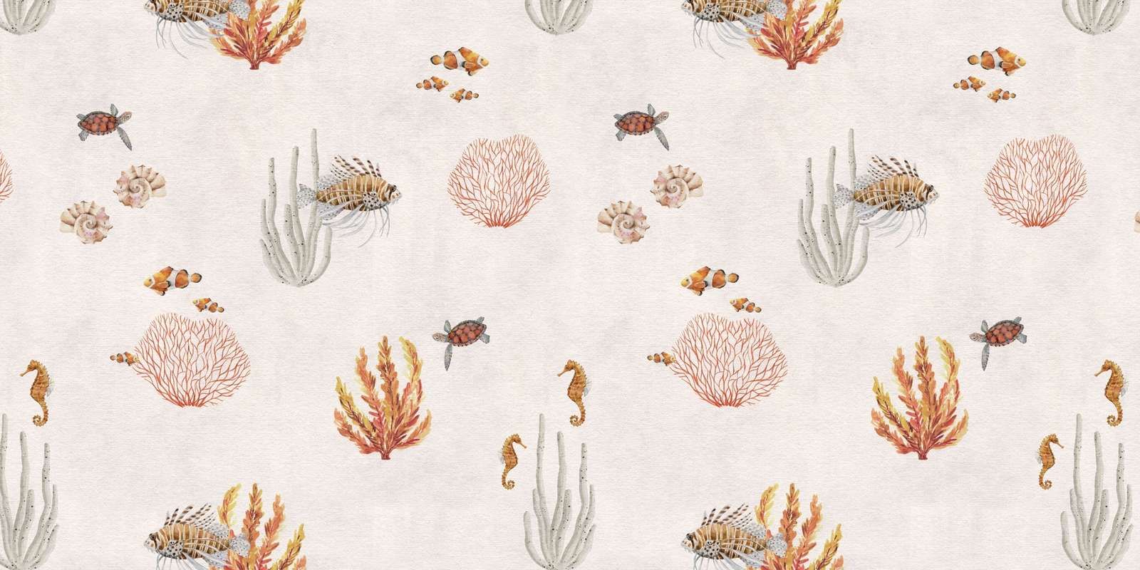 Coral Garden - White