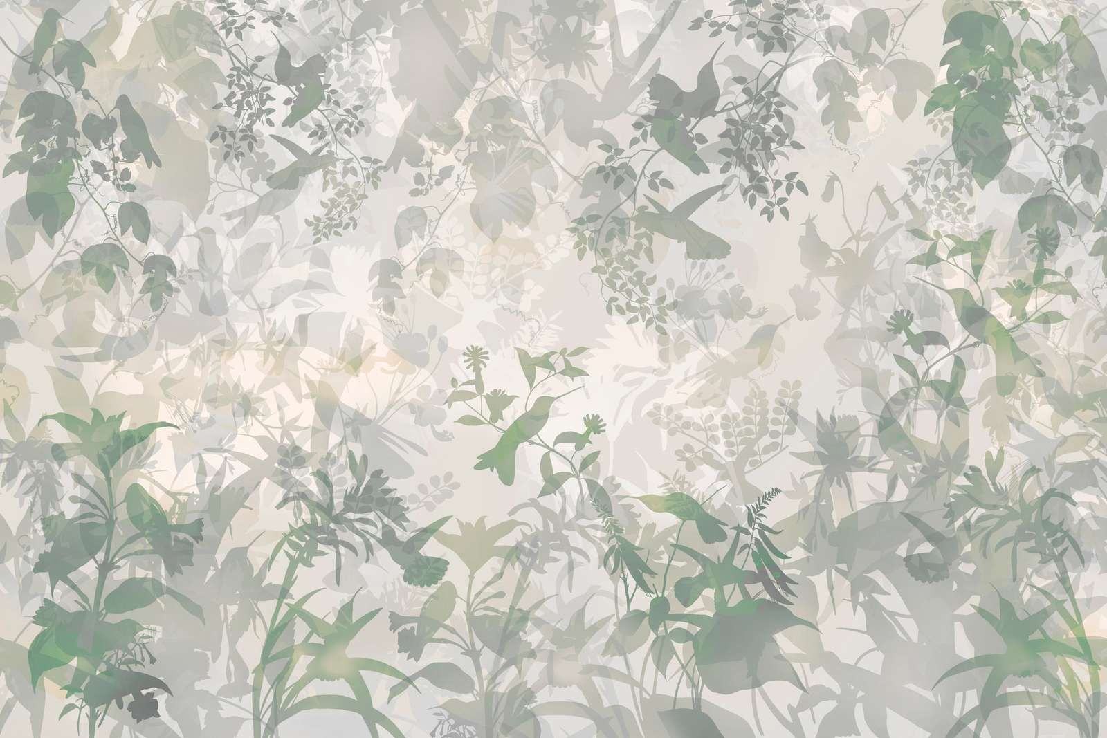 Garden Symphony in Dark Green