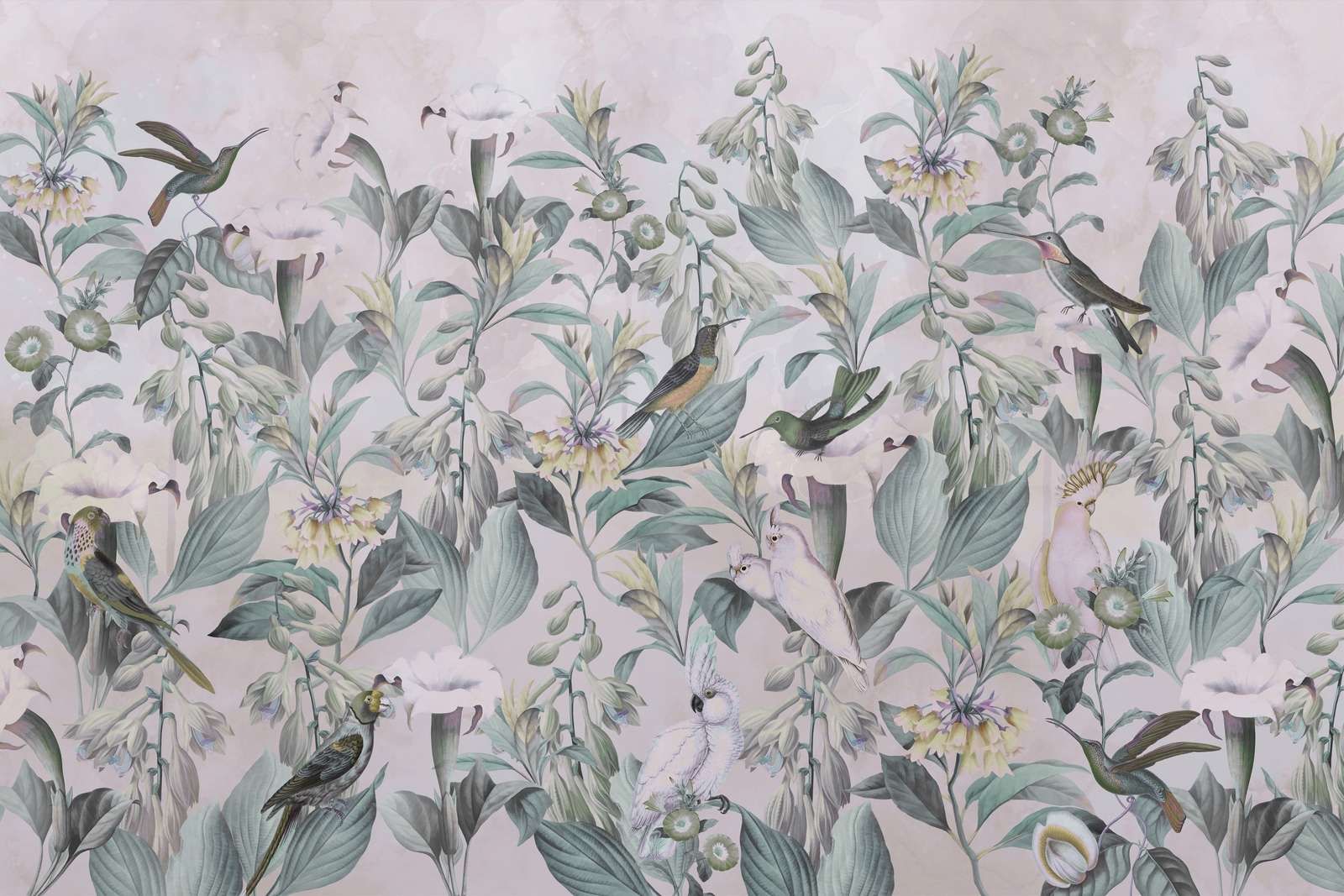 Ethereal Birdsong Blossom - Muted Elegance