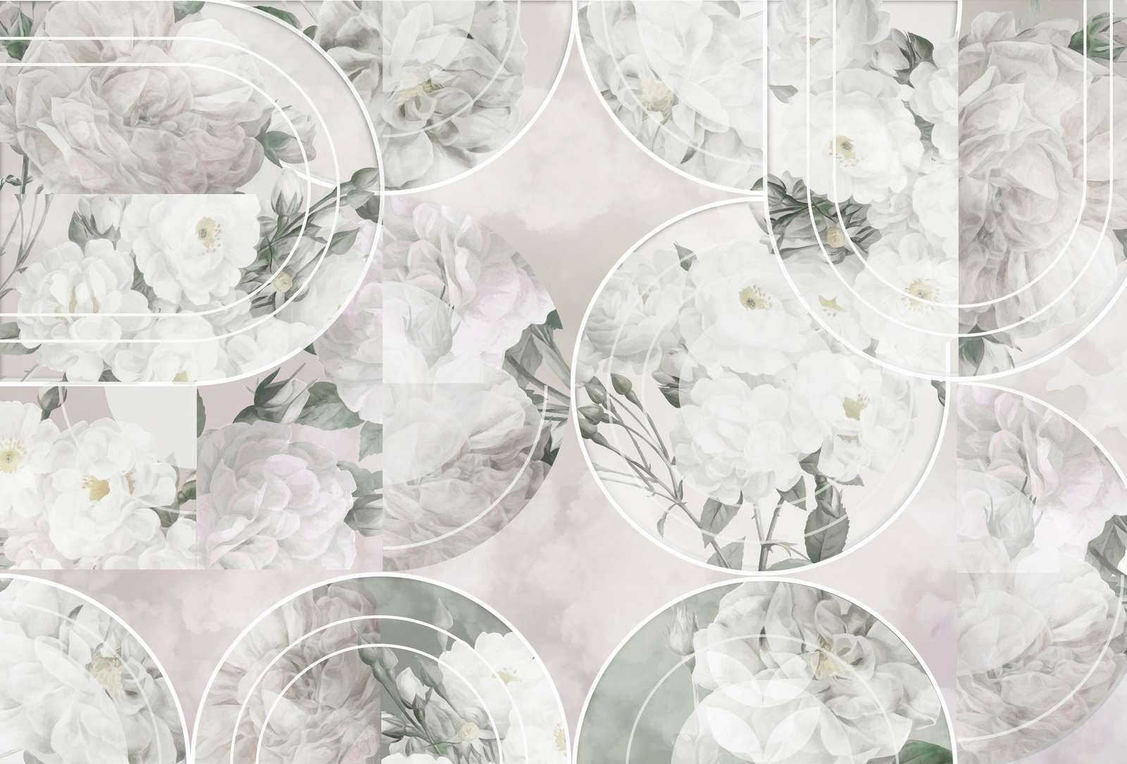 Timeless Floral Elegance - Soft White