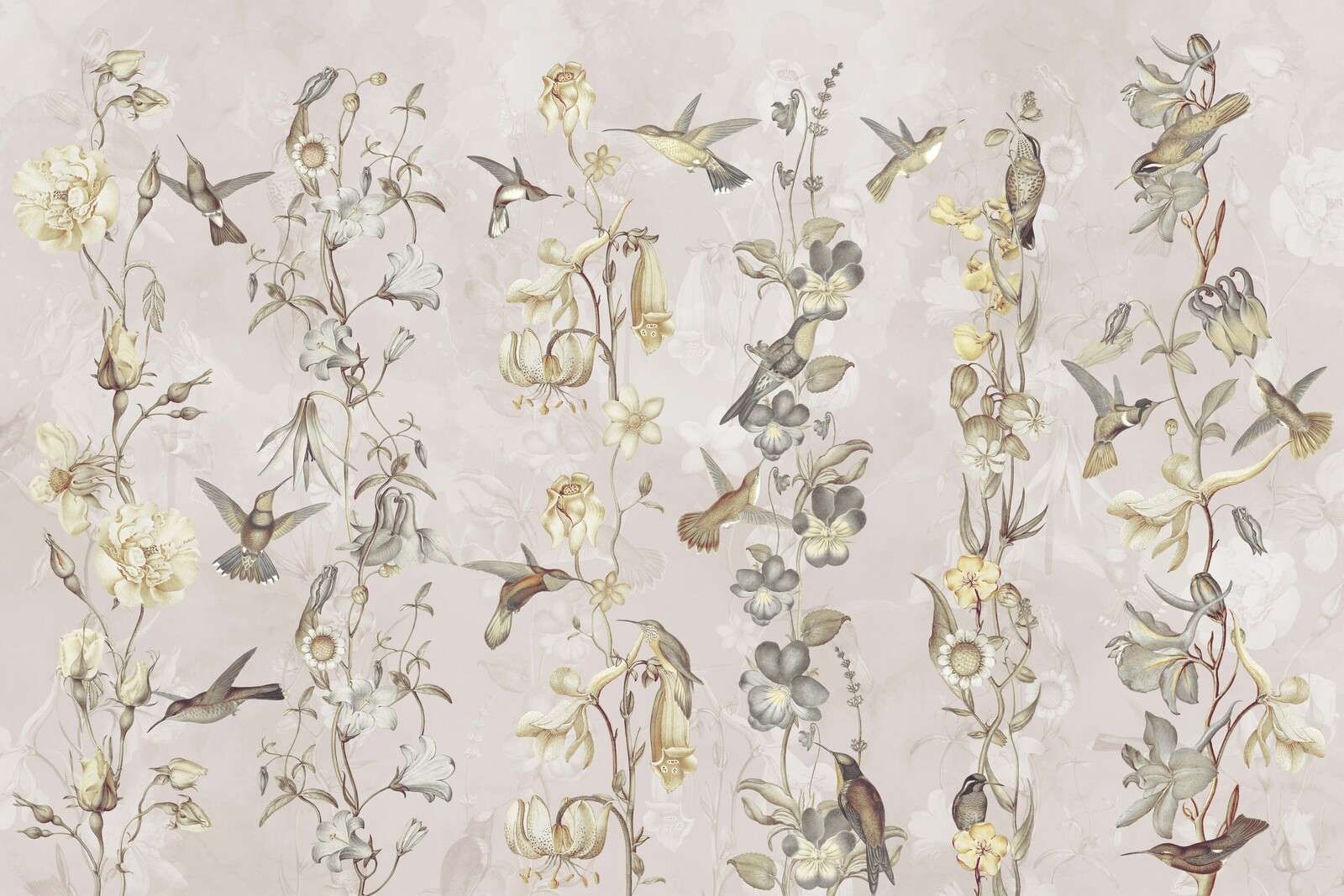 Weadow and Garden Flowers Cream