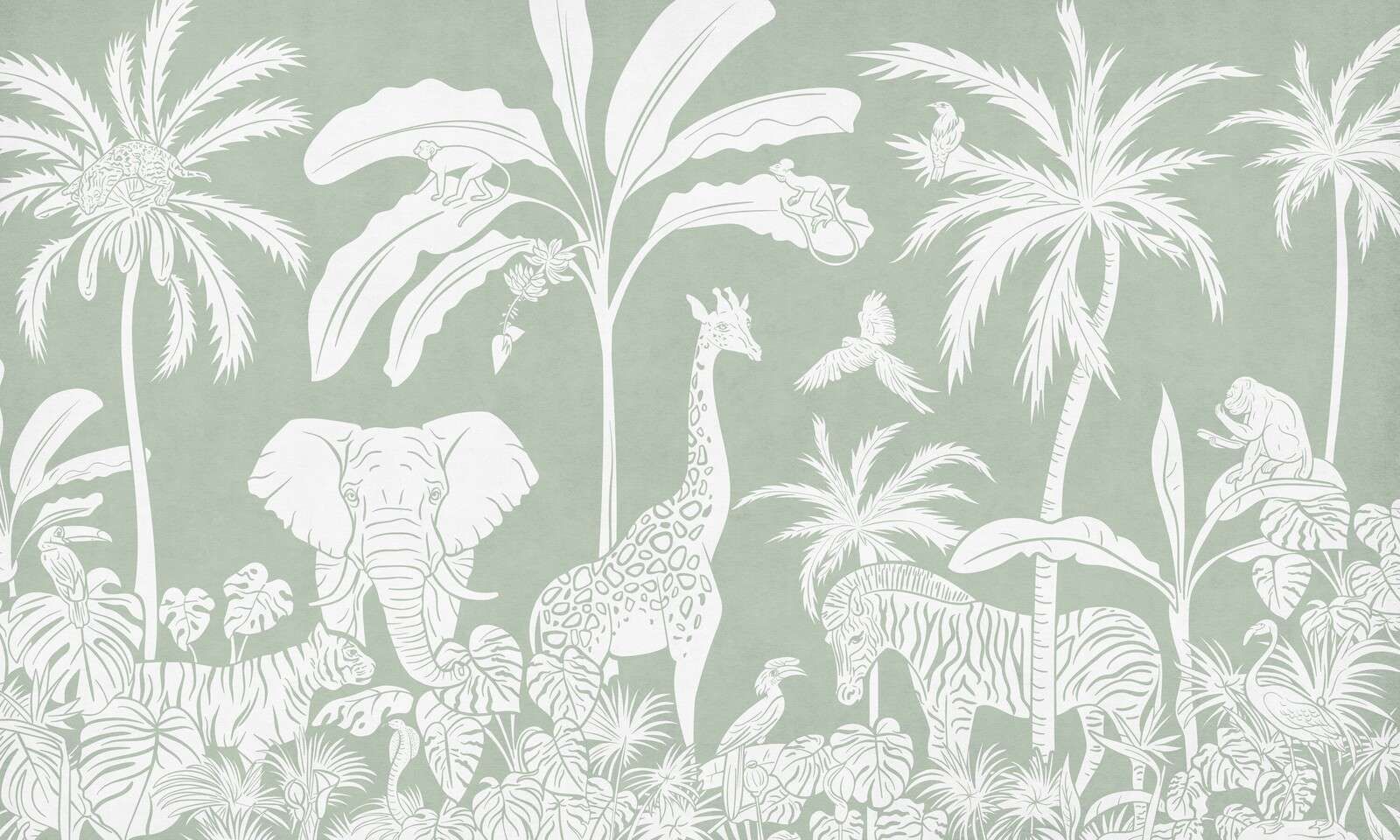 Monochrome Jungle - Green Monochrome Jungle - Green