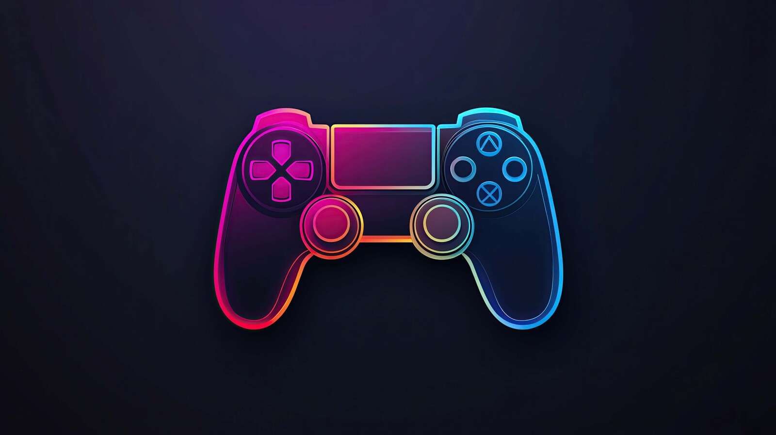 Neon Gaming Controller