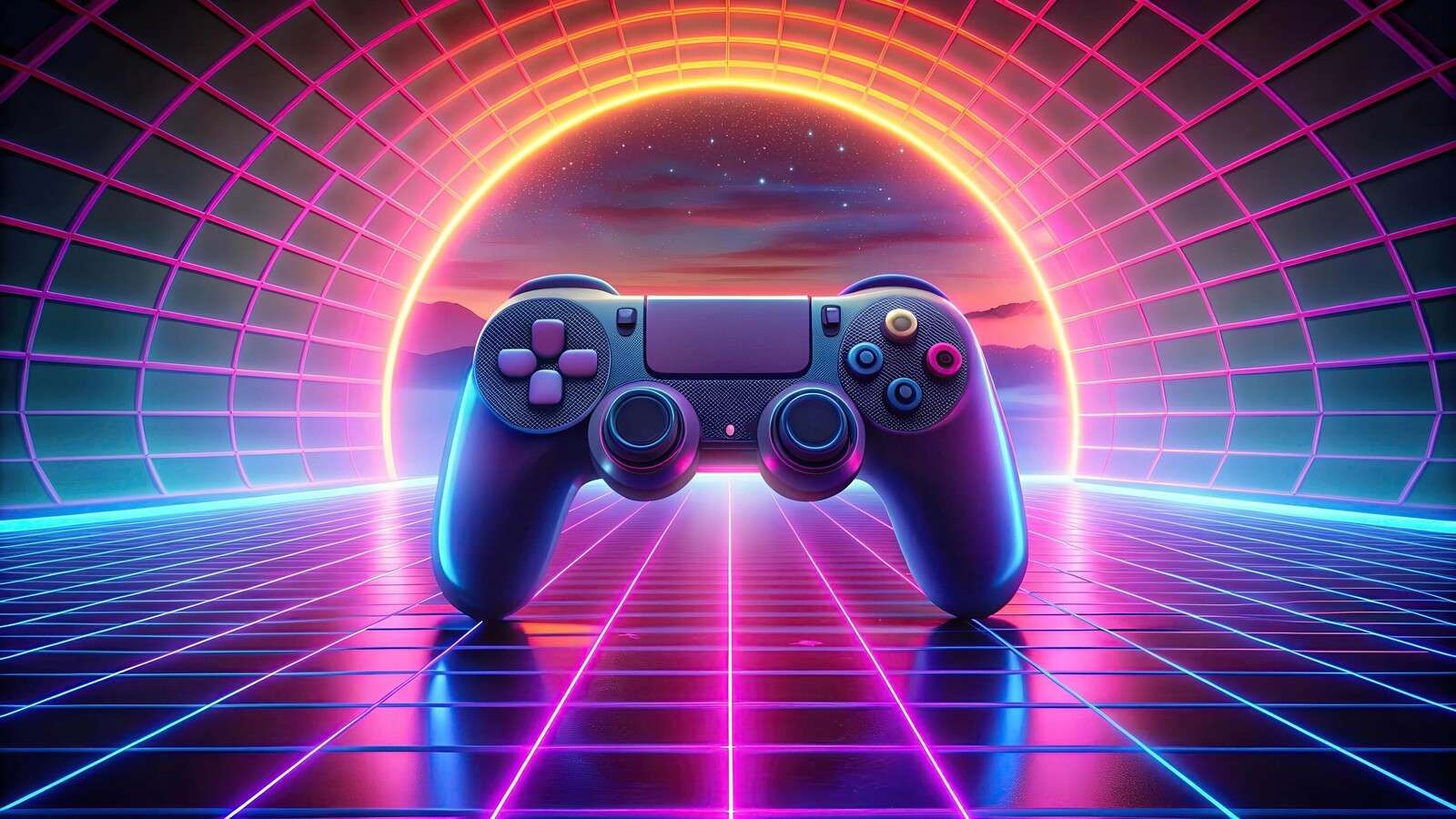 Retro Neon Gamewereld Retro Neon Gamewereld