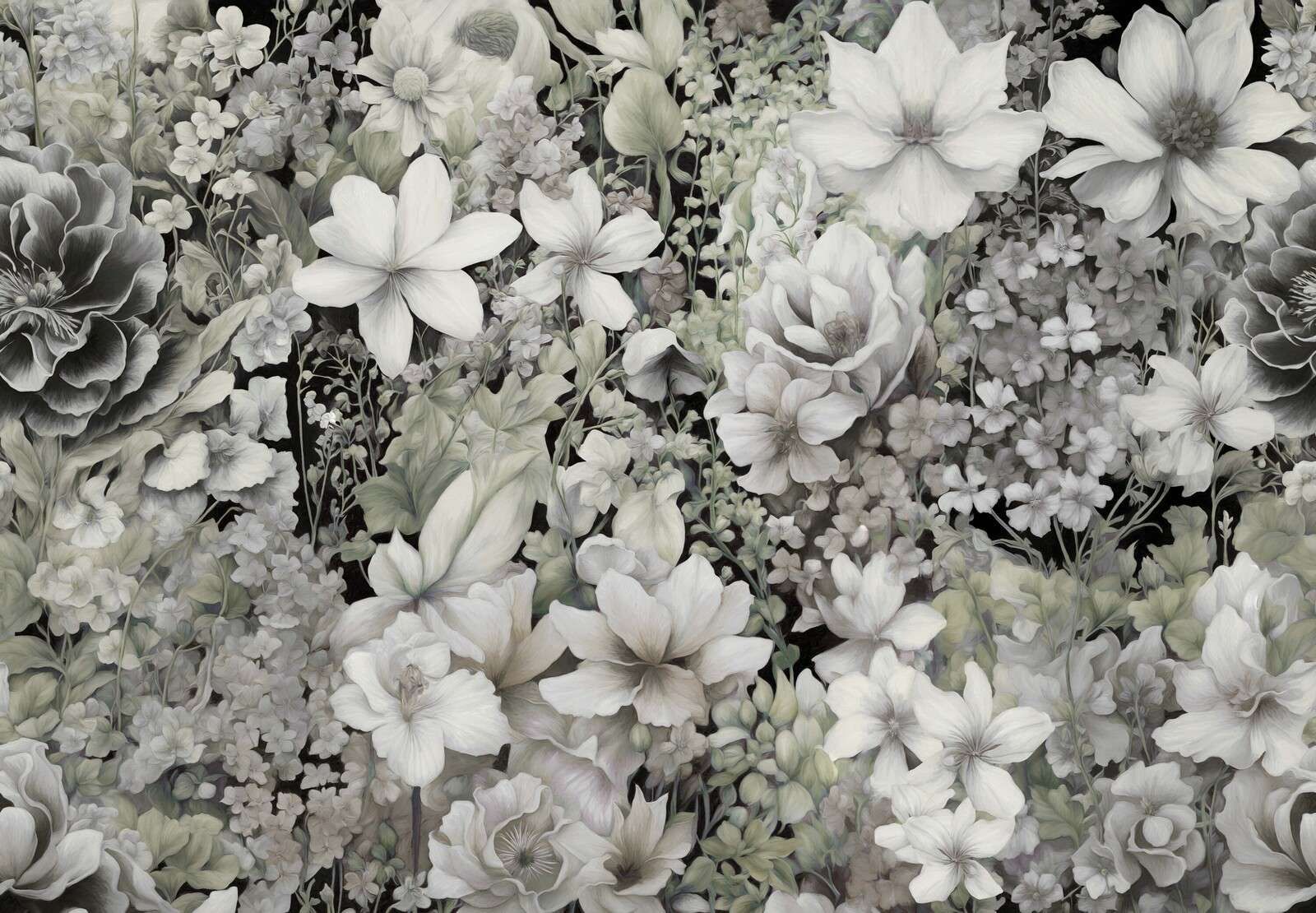 Flower festivalSEAMLESS Light Brown