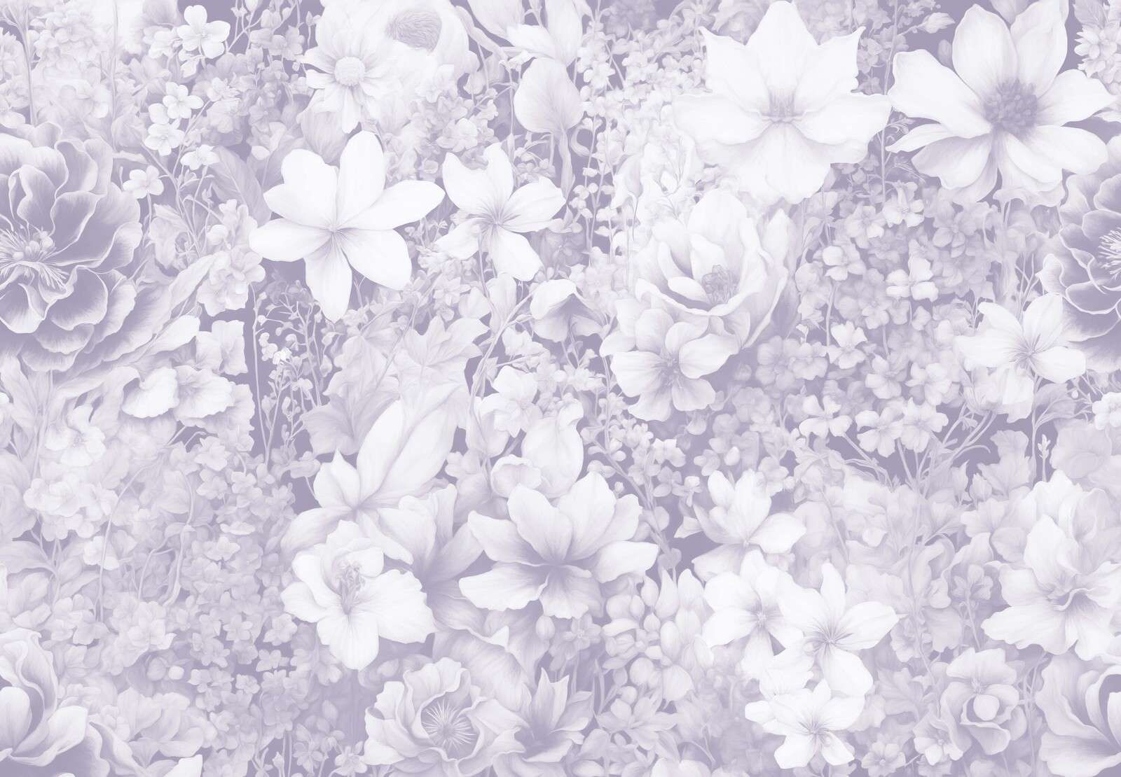 Flower festivalSEAMLESS Soft Purple