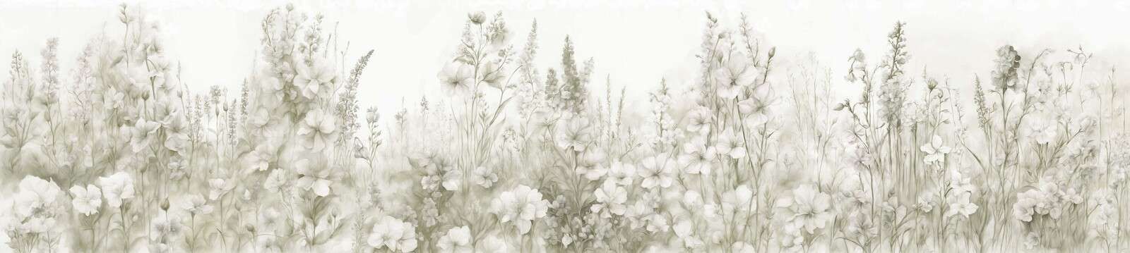 Tender English garden - taupe