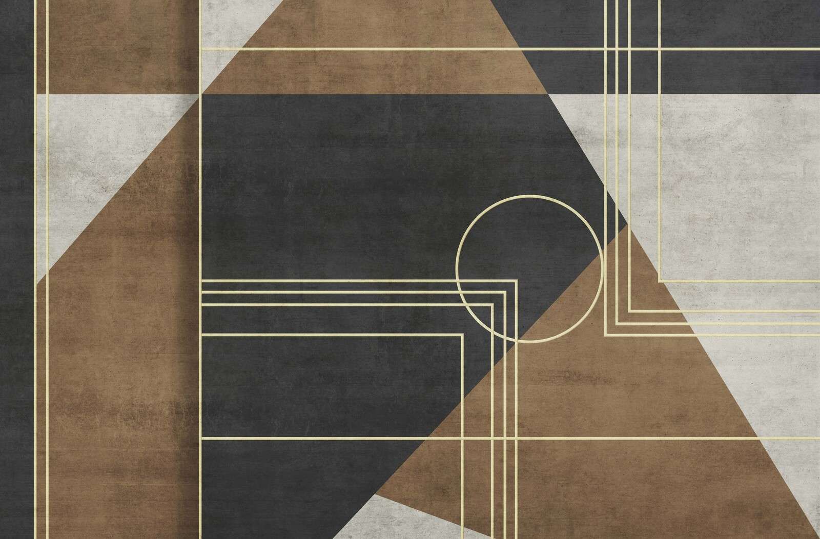 Gouden lijnen art deco