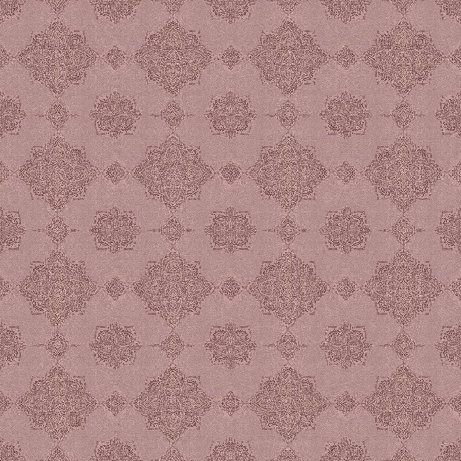 Mauve oosters medaillonpatroon