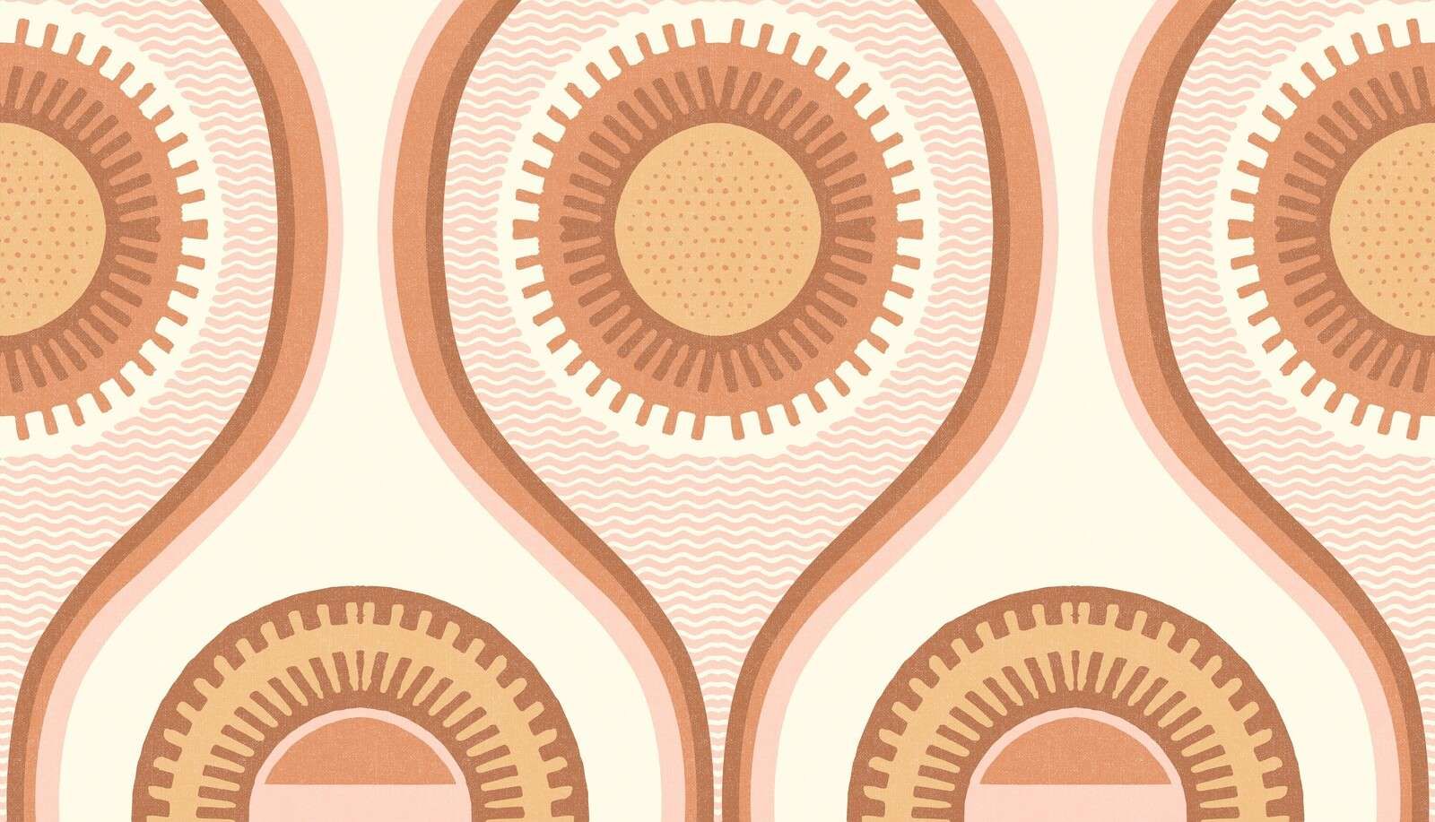 Zonnewerveling in retro pastel